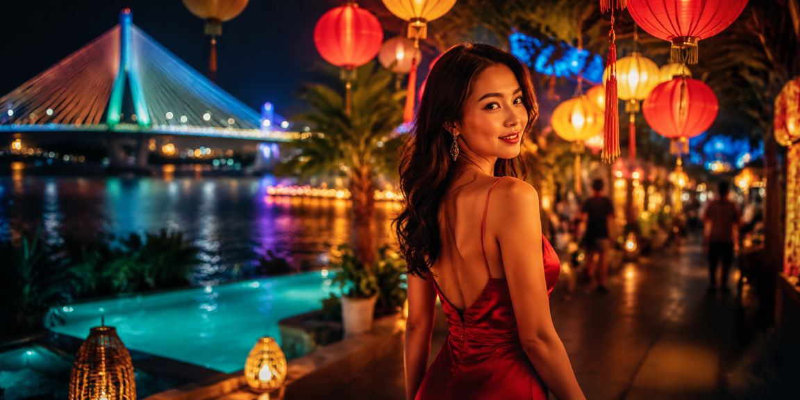 Sảnh cá cược casino sôi động ban đêm tại Cần Thơ