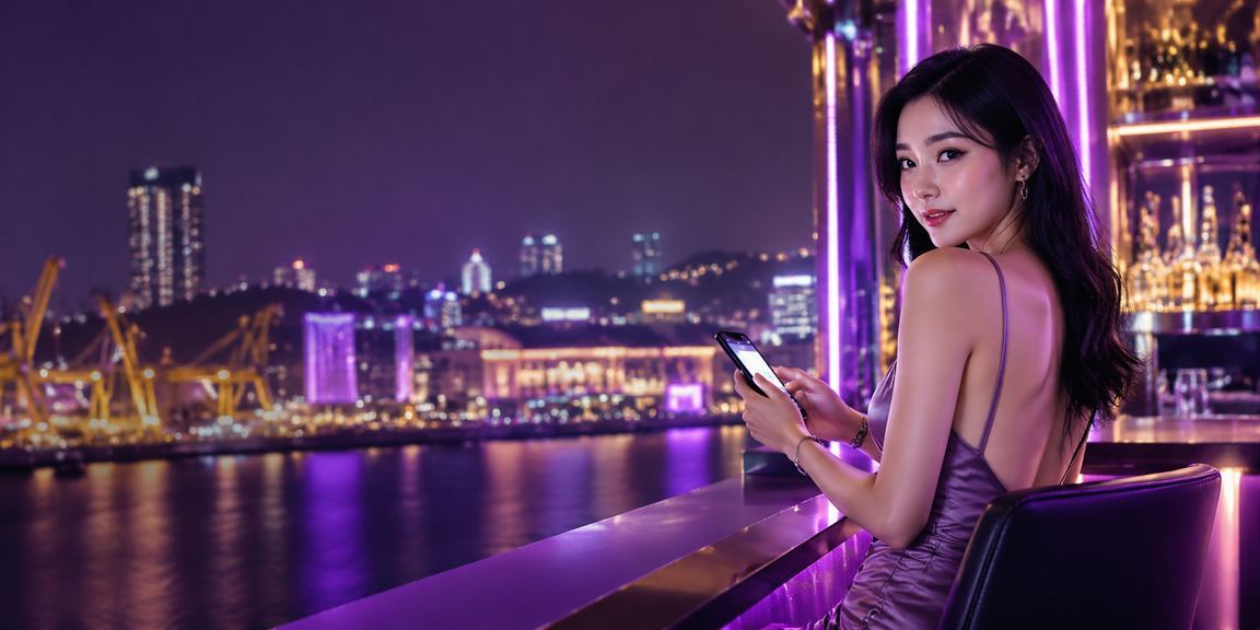 Bảng cược thể thao neon rực rỡ tại Vũng Tàu về đêm